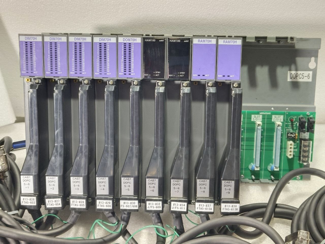 AZBIL HD-MBU95H BASE UNIT RACK W/ DIM70H, DOM70H, HAM100