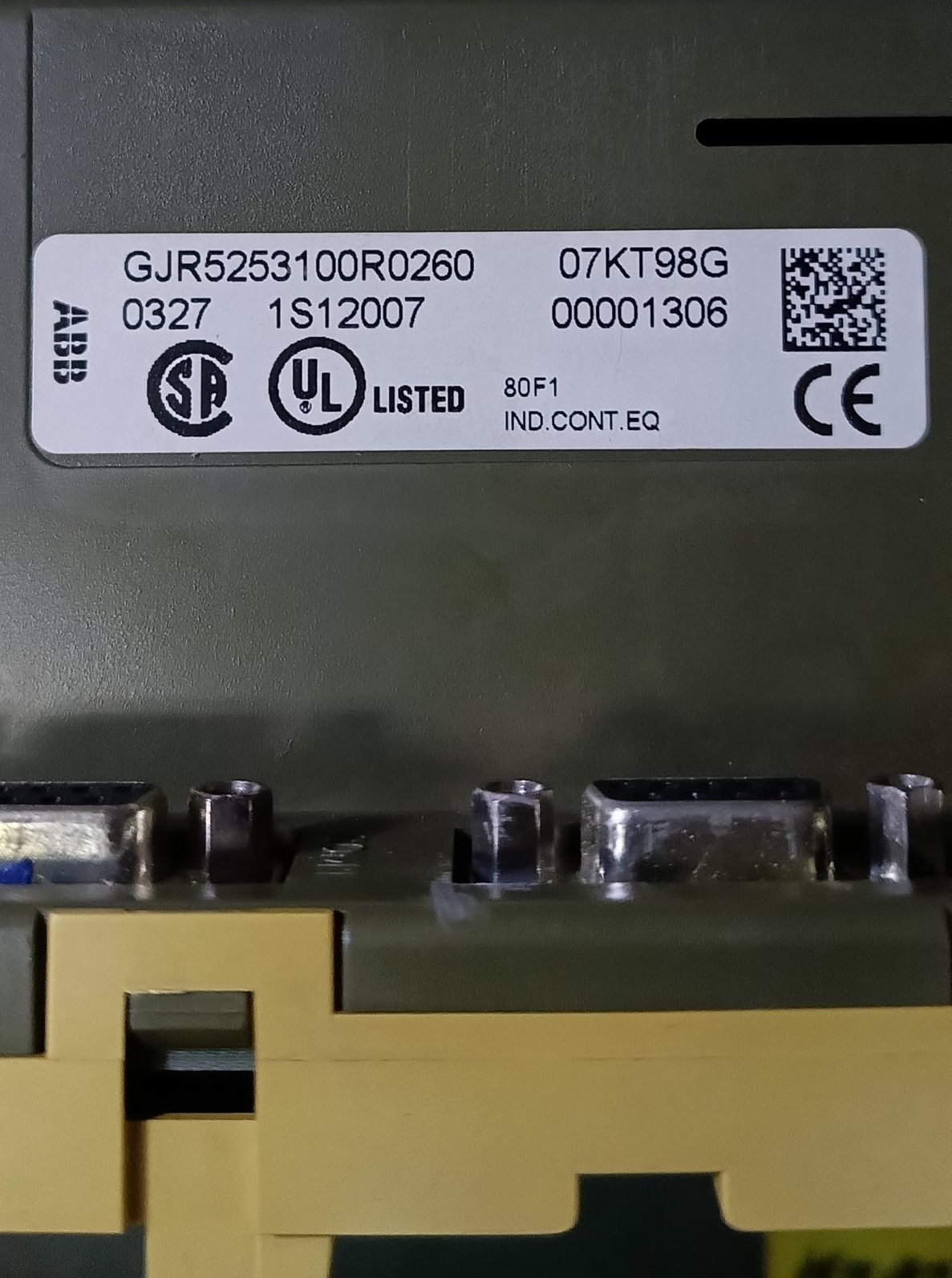 ABB ADVANT CONTROLLER 31 UNIT 07KT98G GJR253100RQ260 ARCNET