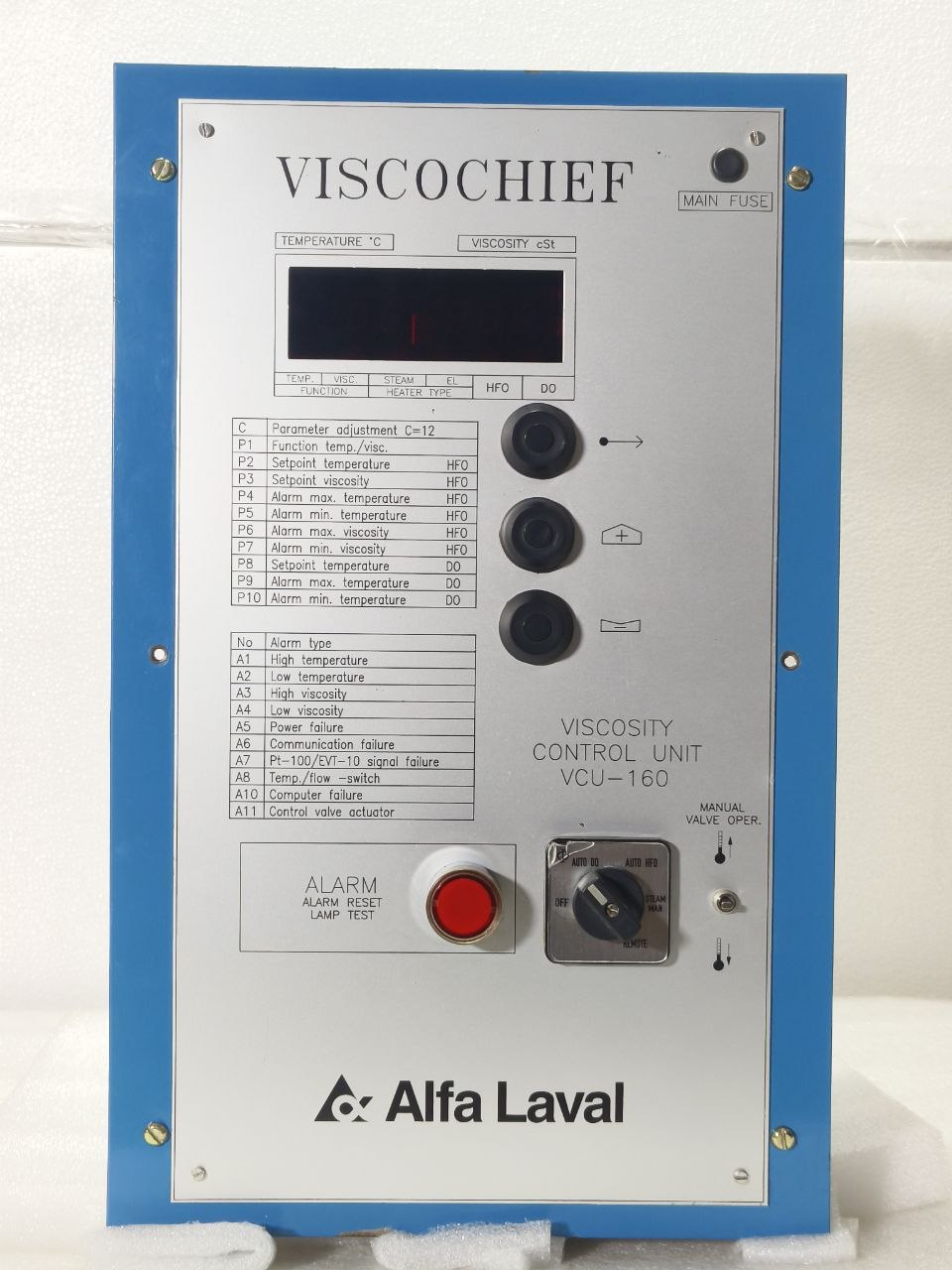 ALFA LAVAL VISCOCHIEF VCU-160R VISCOSITY CONTROL UNIT