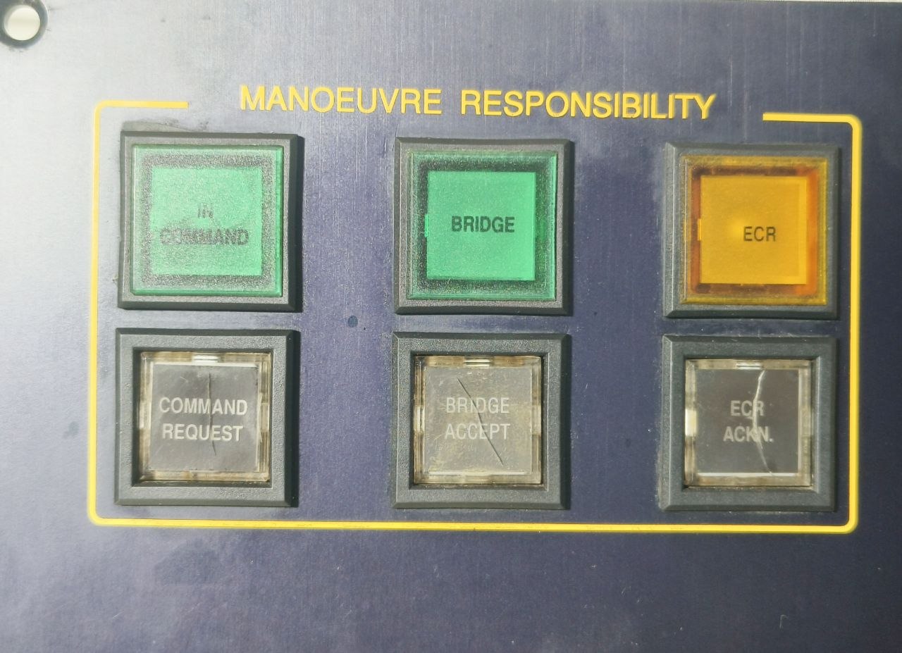 KAMEWA E 8255 R 984560 MARINE PROPULSION CONTROL PANEL